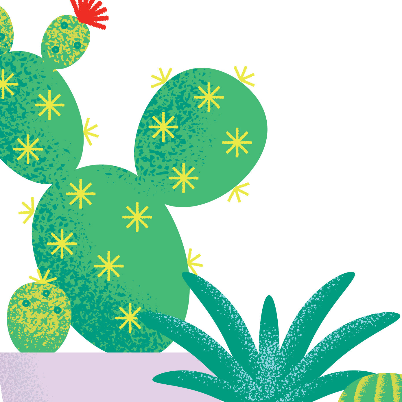 Cactuses Art Print