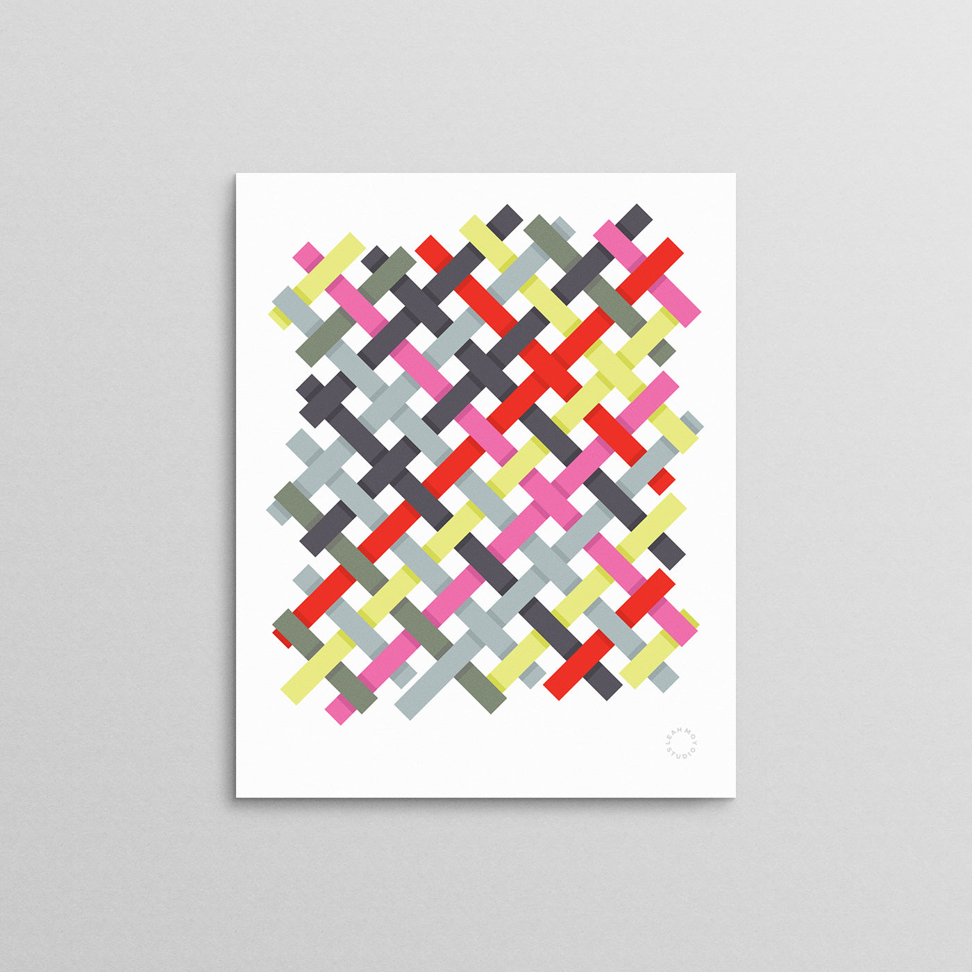 Woven Hues Art Print