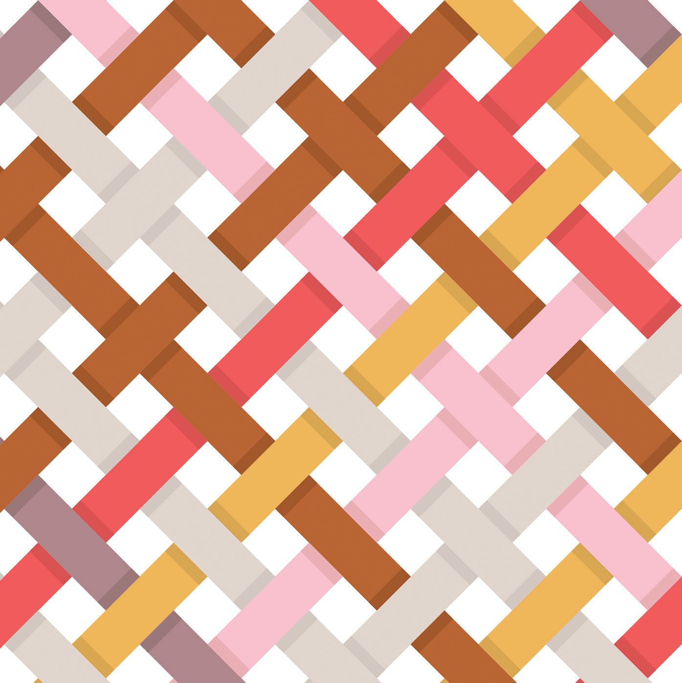 Woven Hues Art Print