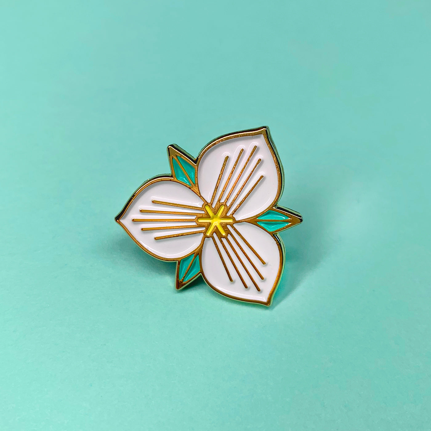 Trillium Enamel Pin