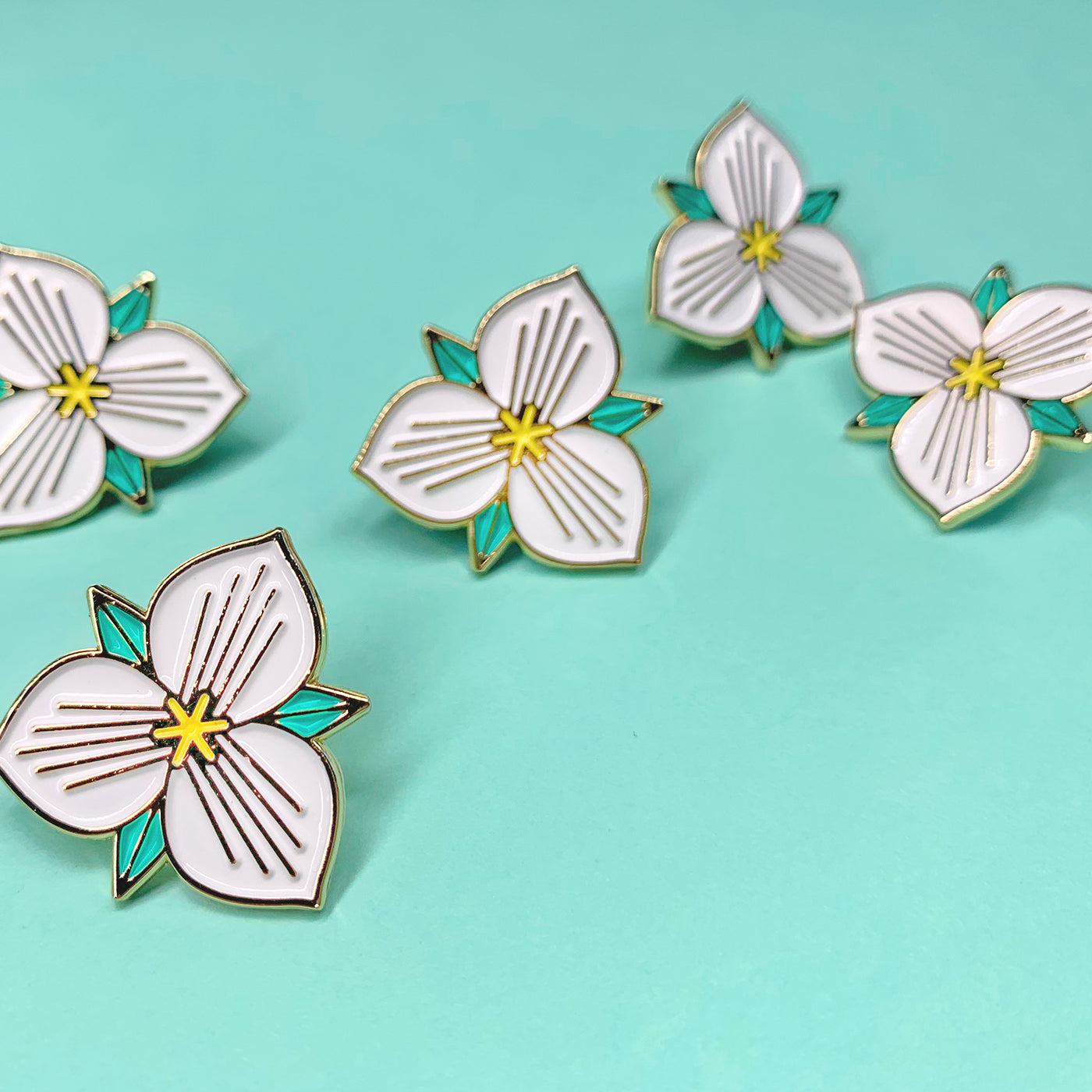 Trillium Enamel Pin