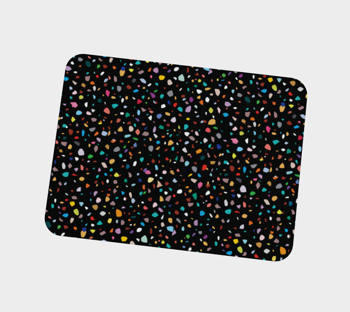 Terrazzo Placemat in Midnight Party