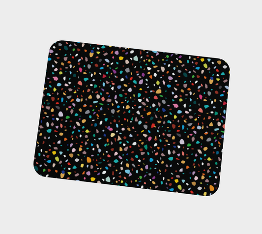 Terrazzo Placemat in Midnight Party