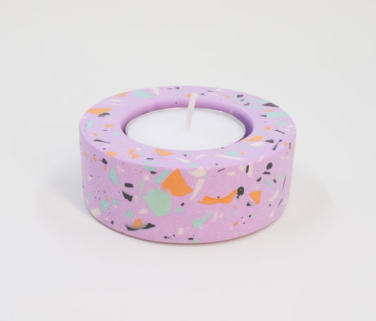 Candle Holder in Electric Orchid